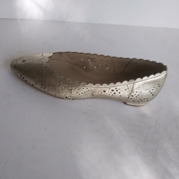 Cole Haan Shoes - Cole Haan Grandseries, Gold Leather Flats, Size 10, NWOT